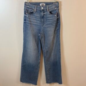 PAIGE Women's Anessa Light Blue Wide Leg Jeans | 26
